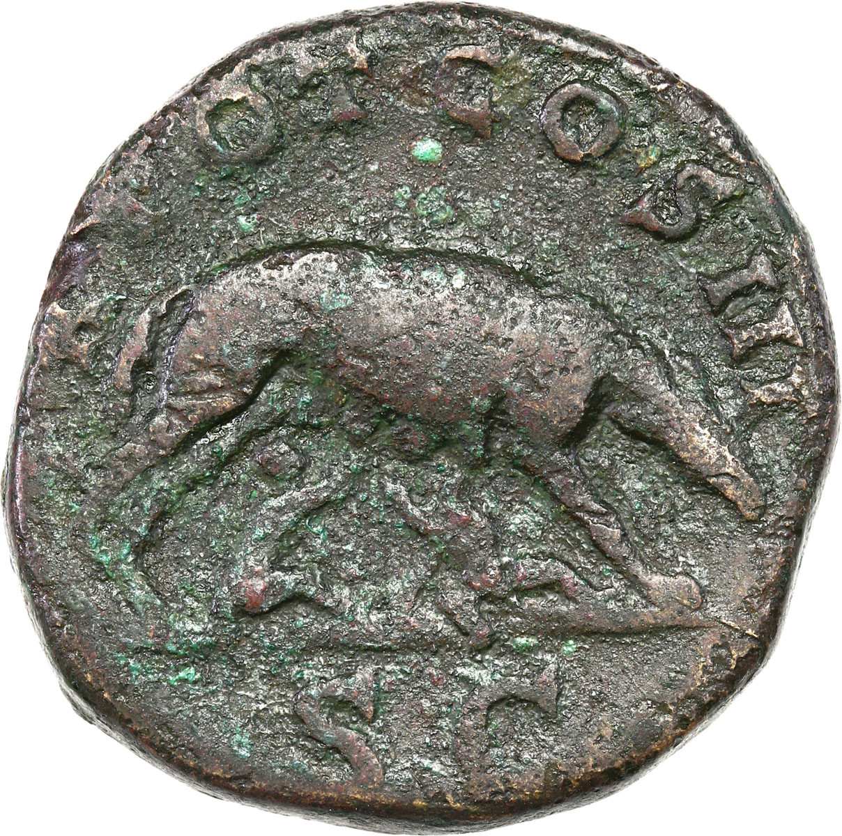 Cesarstwo Rzymskie, Sesterc, Antoninus Pius 138 – 161 n.e., Rzym RZADKOŚĆ